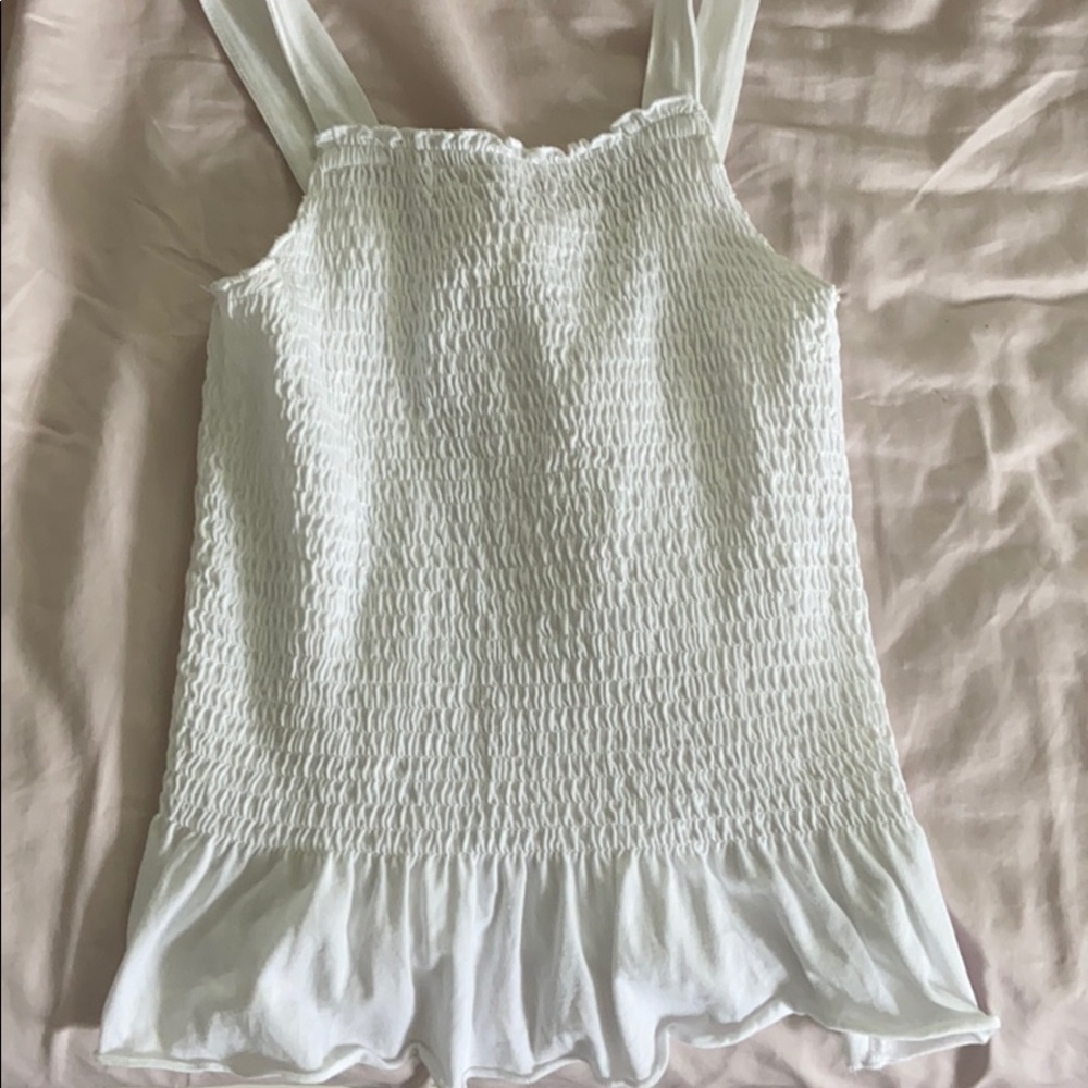 White Zara top